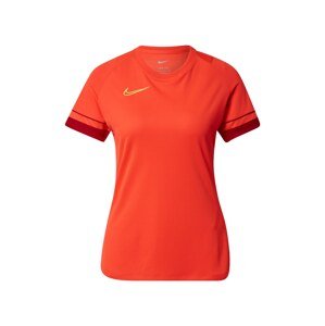 NIKE Funkčné tričko 'Academy'  žltá / červená / oranžovo červená