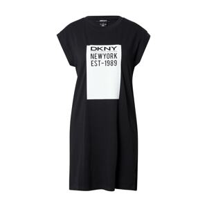 DKNY Oversize tričko  čierna / biela
