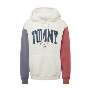 Tommy Jeans Sweatshirt  slonová kosť / modrosivá / ružová