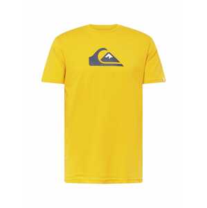 QUIKSILVER Tričko  zlatá žltá / námornícka modrá / biela