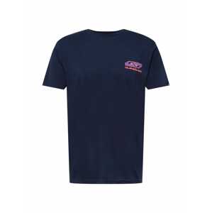 QUIKSILVER T-Shirt 'RETURN TO THE MOON'  námornícka modrá / neónovo fialová / neónovo ružová / svetloružová