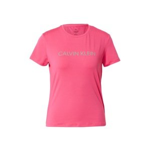 Calvin Klein Performance Funkčné tričko  svetloružová / sivá