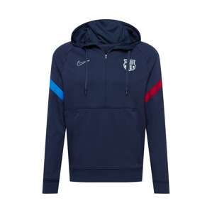 NIKE Sportsweatshirt 'FC Barcelona'  námornícka modrá / nebesky modrá / červená / biela