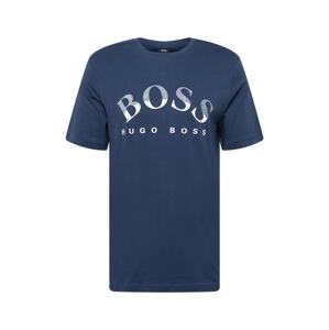BOSS ATHLEISURE T-Shirt  námornícka modrá / biela