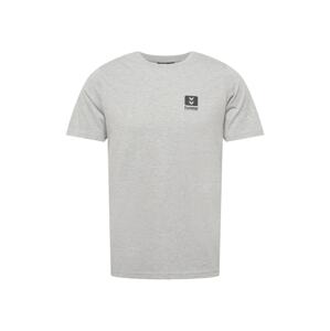 Hummel Funkčné tričko 'Graham'  sivá melírovaná / čierna