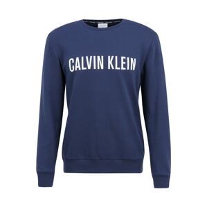 Calvin Klein Mikina  biela / námornícka modrá