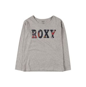 ROXY Shirt 'THE ONE'  sivá / námornícka modrá / pastelovo fialová / červená / burgundská