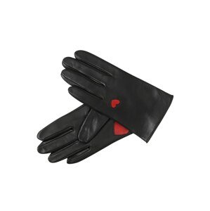 Roeckl Prstové rukavice 'Tuileries Touch'  čierna / červená