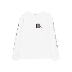 Calvin Klein Jeans Shirt  biela / sivá / čierna