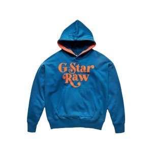 G-Star RAW Mikina  modrá / oranžová
