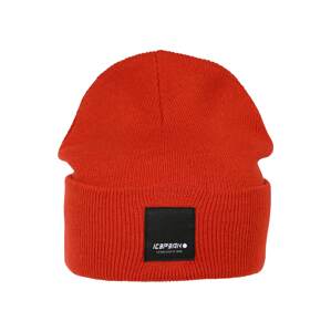 ICEPEAK Športová čiapka 'HARCOURT'  oranžovo červená / čierna / biela