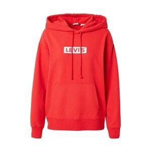 LEVI'S Sweatshirt  svetločervená / biela