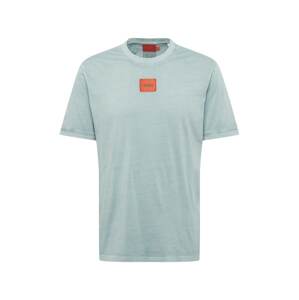 HUGO T-Shirt 'Diragolino'  svetlomodrá / karamelová