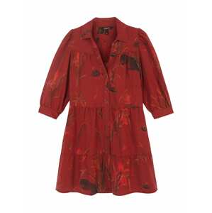 Desigual Košeľové šaty 'SEVILLA'  červená / čierna / olivová