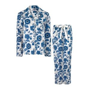 Cath Kidston Pyžamo  krémová / modrá / sivá / biela / ružová