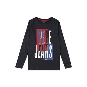 Pepe Jeans Shirt 'ALVARO'  tmavomodrá / biela / modrá / červená