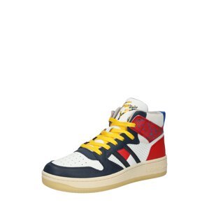 Tommy Jeans Členkové tenisky  námornícka modrá / biela / červená / žltá / modrá
