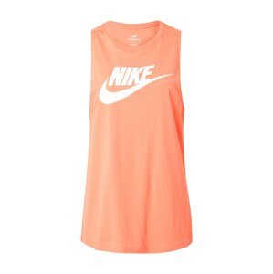 Nike Sportswear Top  oranžová / biela
