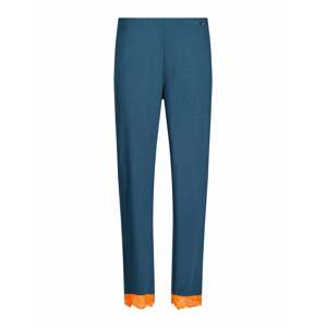 Skiny Pyžamové nohavice  modrá / oranžová