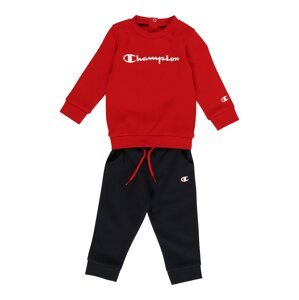 Champion Authentic Athletic Apparel Joggingová súprava  červená / biela / čierna