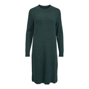 VILA Pletené šaty 'Ril'  smaragdová