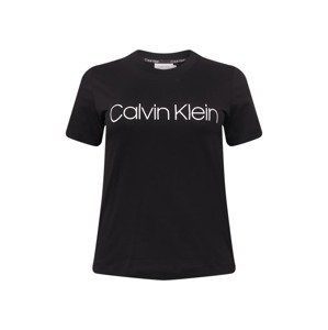 Calvin Klein Curve Tričko  čierna / biela