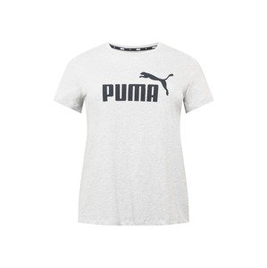 PUMA Funkčné tričko  svetlosivá / čierna