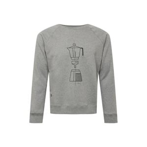Brava Fabrics Sweatshirt  sivá melírovaná / čierna
