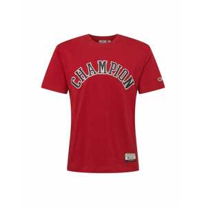 Champion Authentic Athletic Apparel Tričko  karmínovo červená / námornícka modrá / biela