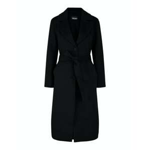 PIECES Prechodný kabát 'Sisun'  čierna