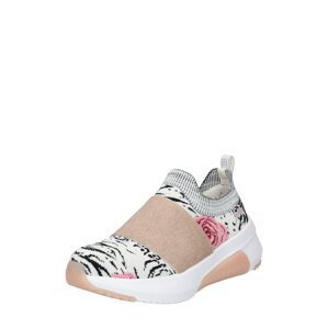 SKECHERS Slip-on obuv 'MODERN JOGGER 2.0 - SANCTUARY'  farba ťavej srsti / ružová / čierna / biela