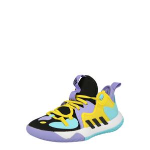 ADIDAS PERFORMANCE Športová obuv 'Harden Stepback 2 J'  čierna / svetlofialová / vodová / žltá