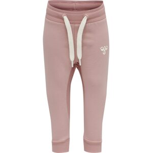 Hummel Športové nohavice 'Apple'  rosé / biela