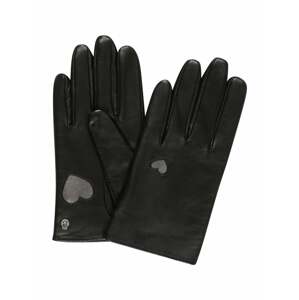 Roeckl Prstové rukavice 'Tuileries Touch'  strieborná / čierna
