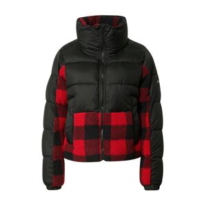 COLUMBIA Outdoorová bunda 'Leadbetter Point'  čierna / červená