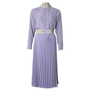 DELICATELOVE Košeľové šaty 'LALA'  modrofialová / mätová / homárová