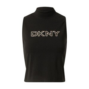 DKNY Performance Top 'TIGER KING'  čierna / biela