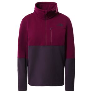 THE NORTH FACE Športový sveter 'TAGEN'  tmavosivá / červeno-fialová