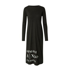 ARMANI EXCHANGE Kleid  čierna / biela