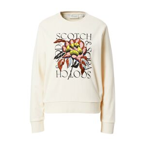 SCOTCH & SODA Sweatshirt  prírodná biela / zmiešané farby