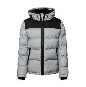 DKNY Zimná bunda  strieborná / čierna