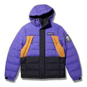 TIMBERLAND Zimná bunda  čierna / fialová / tmavobéžová