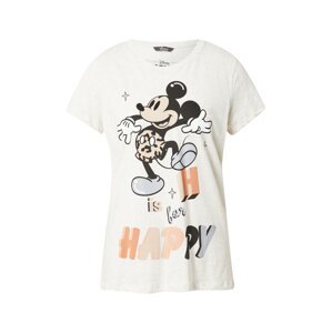 PRINCESS GOES HOLLYWOOD Shirt 'Disney Mickey Happy'  svetlosivá / čierna / lososová / svetlomodrá