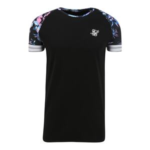 SikSilk Shirt  čierna / zmiešané farby