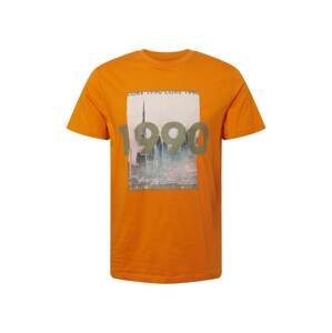 JACK & JONES Tričko 'BOOSTER'  oranžová / zmiešané farby
