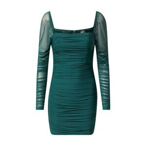 Parallel Lines Kokteilové šaty  smaragdová