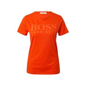 BOSS Casual T-Shirt  oranžová / svetlooranžová