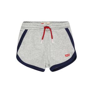 LEVI'S Shorts  sivá / námornícka modrá / červená