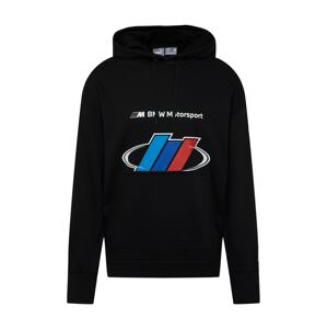 PUMA Sweatshirt 'BMW M Motorsport Street'  čierna / biela / modrá / modrozelená / červená / sivá