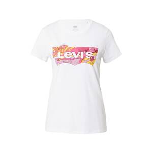 LEVI'S Tričko  žltá / oranžová / ružová / biela